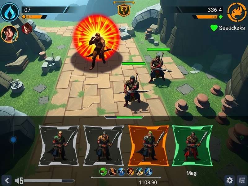 Stout Warrior gameplay screenshot showing combat and environment