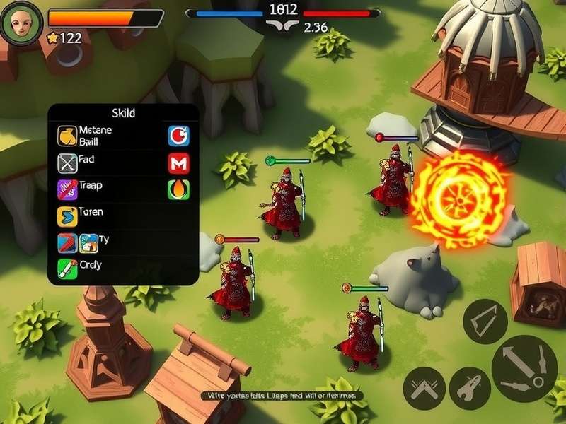 Stout Warrior character customization and skill tree interface